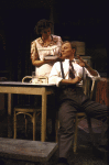 Actors Patricia Richardson and Christopher Curry in a scene from the WPA Theatre's production of the play "Trinity Site." (New York)