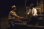 Actors (L-R) Mark Metcalf and Christopher Curry in a scene from the WPA Theatre's production of the play "Trinity Site." (New York)