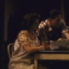 Actors (L-R) Patricia Richardson, Christopher Curry, Mark Metcalf and Royana Black in a scene from the WPA Theatre's production of the play "Trinity Site." (New York)