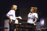 Actors Elizabeth McGovern and Jake Weber in a scene from the WPA Theatre's production of the play "Maids of Honor." (New York)