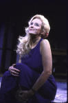 Actress Sally Kirkland in a scene fr. the WPA Theatre's production of the play "Grotesque Love Songs." (New York)