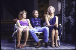 Actors (L-R) Felicity Huffman, Chad Lowe & Sally Kirkland in a scene fr. the WPA Theatre's production of the play "Grotesque Love Songs." (New York)