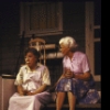 Actresses (L-R) Bobo Lewis & Helen Stenborg in a scene fr. the WPA Theatre's production of the play "Heaven on Earth." (New York)
