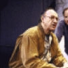 Actors (L-R) Gene Hackman & Richard Dreyfuss in a scene fr. the Broadway play "Death and the Maiden." (New York)