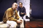 Actors (L-R) Gene Hackman & Richard Dreyfuss in a scene fr. the Broadway play "Death and the Maiden." (New York)
