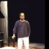 Actor Richard Dreyfuss in a scene fr. the Broadway play "Death and the Maiden." (New York)