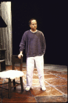 Actor Richard Dreyfuss in a scene fr. the Broadway play "Death and the Maiden." (New York)