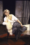 Actress Glenn Close in a scene fr. the Broadway play "Death and the Maiden." (New York)