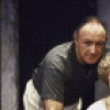 Actors (L-R) Gene Hackman, Glenn Close & Richard Dreyfuss in a scene fr. the Broadway play "Death and the Maiden." (New York)