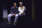 Actors Glenn Close & Richard Dreyfuss in a scene fr. the Broadway play "Death and the Maiden." (New York)