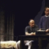 Actors (L-R) Gene Hackman, Richard Dreyfuss & Glenn Close in a scene fr. the Broadway play "Death and the Maiden." (New York)