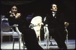 Actors Laura Esterman & Michael Cristofer in a scene fr. The Phoenix Theatre's production of the play "Chinchilla." (New York)