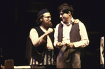 Actors (L-R) Harold Guskin & Richard Bey in a scene fr. The Phoenix Theatre's production of the play "Second Avenue Rag." (New York)