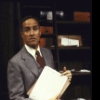 Actor Remak Ramsay in a scene from The Phoenix Theatre's production of the play "Save Grand Central." (New York)