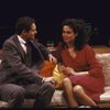 Actors Sigourney Weaver & Nick Stannard in a scene fr. The Phoenix Theatre's production of the play "Beyond Therapy." (New York)