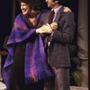 Actors Kate McGregor-Stewart & Jim Borrelli in a scene fr. The Phoenix Theatre's production of the play "Beyond Therapy." (New York)
