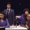 Actors (L-R) Sigourney Weaver, Jim Borrelli, Kate McGregor-Stewart & Stephen Collins in a scene fr. The Phoenix Theatre's production of the play "Beyond Therapy." (New York)