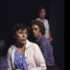 Actors (L-R) Mary Fogarty, William Katt & Beverly May in a scene fr. The Phoenix Theatre's production of the play "Bonjour, La, Bonjour." (New York)
