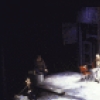 Actor William Katt (C) w. cast in a scene fr. The Phoenix Theatre's production of the play "Bonjour, La, Bonjour." (New York)