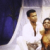 Actors La Chanze & Jerry Dixon in a scene fr. the Playwrights Horizons' production of the musical "Once On This Island." (New York)