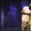 Actors (L-R) Ellis E. Williams, Afi McClendon & Sheila Gibbs in a scene fr. the Playwrights Horizons' production of the musical "Once On This Island." (New York)
