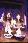 Actresses (L-R) Ann Brown and Maura Hanlon in a scene from the WPA Theatre's production of the musical "Twenty Fingers, Twenty Toes." (New York)