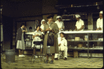 Actress Mary Lou Rosato (C) w. cast in a scene from The Acting Company's production of the play "The Kitchen." (Saratoga)