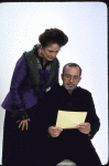 Actors Colleen Dewhurst and Ben Gazzara in a publicity shot from the Massachusetts Center Repertory Company's production of the play "The Dance of Death." (Boston)