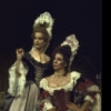 Actresses (L-R) Cynthia Dickason & Claudia Wilkens in a scene fr. The Acting Company's production of the play "The Way of the World." (Saratoga)
