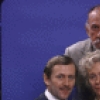 Actors (Front L-R) Len Cariou, Kate Reid and Ben Masters; Jose Ferrer (Top) in a publicity shot from the Massachusetts Center Repertory Company's production of the play "Candida." (Boston)