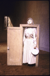 Actress Brenda Currin in Martha Clarke's production of the music-theatre performance piece "The Hunger Artist." (New York)