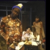Actors (L-R) Cleavon Little, Laura Esterman and Lynnie Godfrey in a scene from The Phoenix Theatre's production of the play "Two Fish in the Sky." (New York)