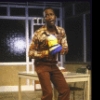Actor Cleavon Little in a scene from The Phoenix Theatre's production of the play "Two Fish in the Sky." (New York)