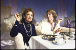 Actresses (L-R) Barbara Baxley and Laurie Kennedy in a scene from The Phoenix Theatre's production of the play "Isn't It Romantic." (New York)