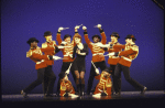 Actress Donna McKechnie (C) with cast in a scene from the National tour of the revival of the Broadway musical "Sweet Charity." (Toronto)