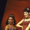 Actresses (L-2R) Stephanie Pope and Lenora Nemetz in a scene from the National tour of the revival of the Broadway musical "Sweet Charity." (Toronto)