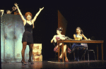 Actresses (L-R) Donna McKechnie, Lenora Nemetz and Stephanie Pope in a scene from the National tour of the revival of the Broadway musical "Sweet Charity." (Toronto)