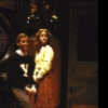 Actors Kathy Andrini & Stephen James in a scene fr. the Broadway musical "The 1940's Radio Hour." (New York)