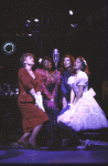 Actresses (L-R) Crissy Wilzak, Dee Dee Bridgewater, Mary Cleere Haran & Kathy Andrini in a scene fr. the Broadway musical "The 1940's Radio Hour." (New York)