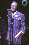 Actor Josef Sommer in a scene fr. the Broadway musical "The 1940's Radio Hour." (New York)