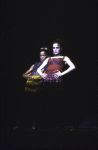 Actresses (L-R) Allison Williams and Bebe Neuwirth in a scene from the revival of the Broadway musical "Sweet Charity." (New York)