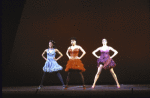 Actresses (L-R) Allison Williams, Debbie Allen and Bebe Neuwirth in a scene from the revival of the Broadway musical "Sweet Charity." (New York)