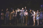 Actors (C) Debbie Allen and Lee Wilkof with cast in a scene from the revival of the Broadway musical "Sweet Charity." (New York)