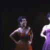 Actresses (L-R) Debbie Allen, Bebe Neuwirth and Allison Williams in a scene from the revival of the Broadway musical "Sweet Charity." (New York)