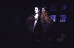 Actresses (L-R) Bebe Neuwirth and Allison Williams in a scene from the revival of the Broadway musical "Sweet Charity." (New York)
