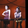 Actresses (L-R) Bebe Neuwirth and Allison Williams in a scene from the revival of the Broadway musical "Sweet Charity." (New York)