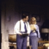 Actors (L-R) Nathan Lane, Bitty Schram, Ron Orbach, Randy Graff and Lewis J. Stadlen in a scene from the Broadway play "Laughter on the 23rd Floor." (New York)