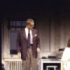 Actors (L-R) John Slattery, Randy Graff, Mark Linn-Baker and Stephen Mailer in a scene from the Broadway play "Laughter on the 23rd Floor." (New York)