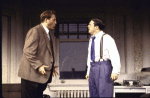 Actors (L-R) Ron Orbach and Nathan Lane in a scene from the Broadway play "Laughter on the 23rd Floor." (New York)