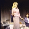 Actors (L-R) Bitty Schram, Randy Graff, Mark Linn-Baker, John Slattery and Stephen Mailer in a scene from the Broadway play "Laughter on the 23rd Floor." (New York)